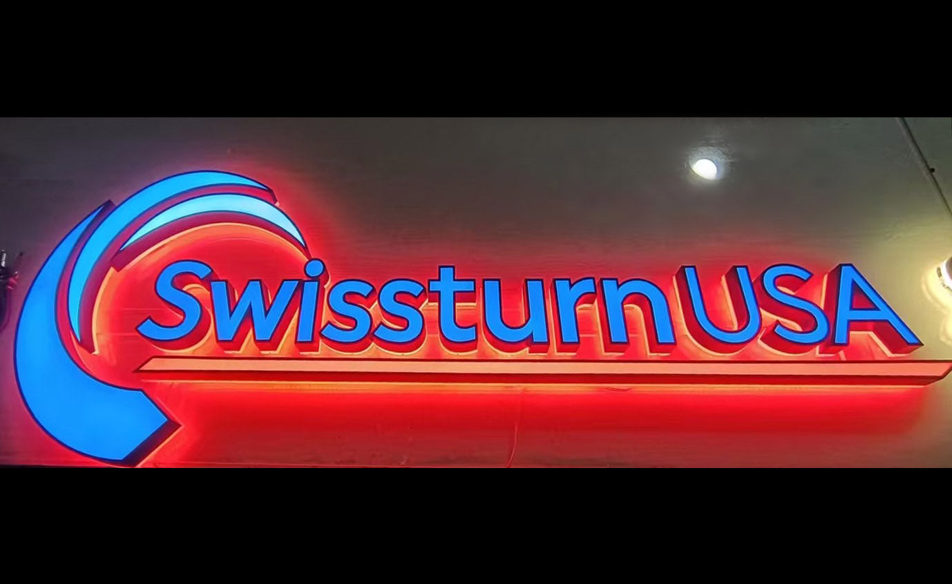 Front and backlit custom sign